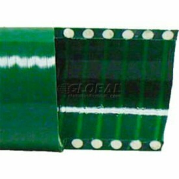 Apache 3" x 20' Green PVC Water Suction Hose Assembly w/ Aluminum C Coupling x Plated Steel King Nipple 98128510